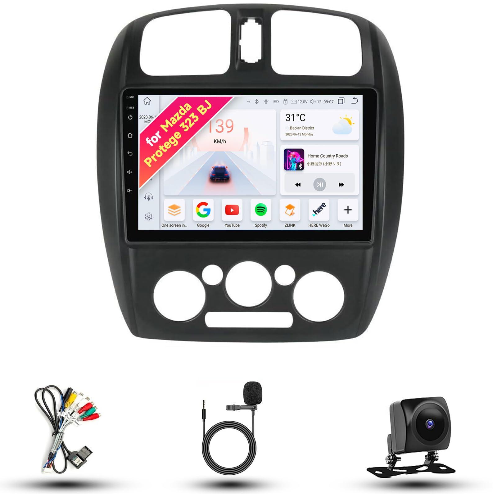 Amazon.com: Radio for Mazda Protege 323 BJ 2001 2002 2003 Android